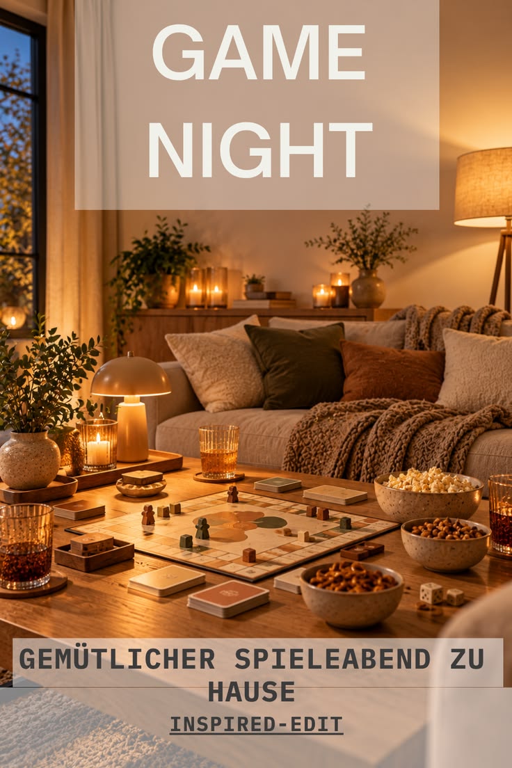 Game Night Ideen – ein gemütlicher Spieleabend ohne Bildschirm